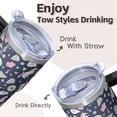 thumbnail image 4 of 20OZ Unicorn Lover Cup with Handle Insulated Stainless Steel Tumbler Ideal Gifts for Women Suitable for Birthday Christmas and Dance Recitals, 4 of 6