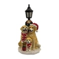 thumbnail image 3 of Figura de Familia Golden Retriever Colamx Estatua Artesanía Navideña, 3 of 8