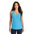 thumbnail image 1 of District  ®  Women's Perfect Tri ®  Racerback Tank. Dm138l Xs Turquoise Frost, 1 of 4