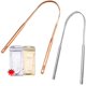 thumbnail image 1 of 2pcs Stainless Steel Tongue Scraper Tongue Cleaner Food Scraper To Tongue Scraper Flexible, 1 of 5