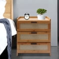 thumbnail image 2 of 3 Drawers Modern Bedroom Bedside Cabinet Furniture Storage Nightstand Side Table, 2 of 16