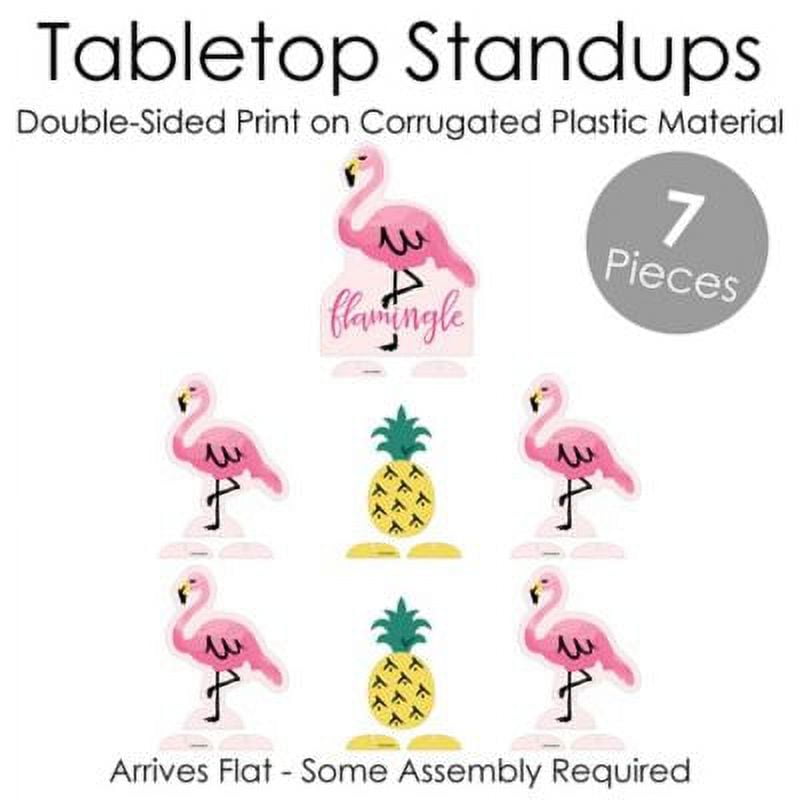 Summer Flamingo Table - Patina & Paint