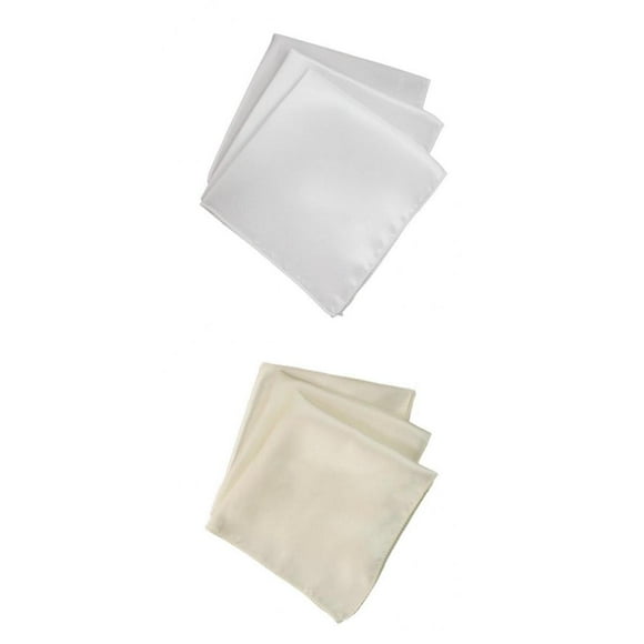 Pañuelo cuadrado del banquete de boda de la servilleta del bolsillo de la servilleta de 20pcs