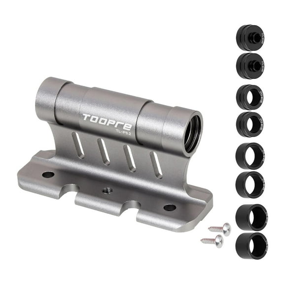 funtasica Bikes Block Fork Mount Carrier with Screws Quick Release Bike Holder Bike Car Roof Mount Rack for Truck Bed Cross Bar Titanium