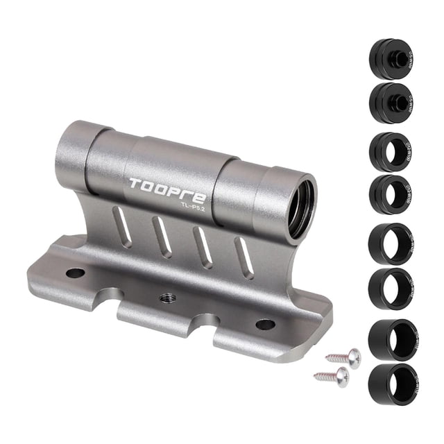 S SERENABLE Block Fork Mount Bike Rack with Screws Quick Release Bike Holder Titanium