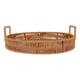 thumbnail image 2 of Imitation Rattan Weaving Basket Snack Basket Kitchen Storage Solution Simple And Elegant Design 31X30X8.8CM 1Pack, 2 of 4