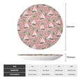 thumbnail image 2 of Daiia Sailboats And Palm Tree Printed Pattern Ceramic Plate Dinner Plates Bone China Decorative Plates with Display Stand Art Ceramic Ornaments for Wall Hanging Decoration-10in, 2 of 6
