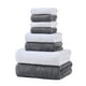 thumbnail image 1 of Fiudx Juego de Toallas de Algodón, Toallas de Baño Ultrasuaves de 600 G/M², Toallas de Mano de Secado Rápido, Toallitas Que No Destiñen, Ideales para Spa, Gimnasio y Playa, Una Experiencia de Lujo En, 1 of 2