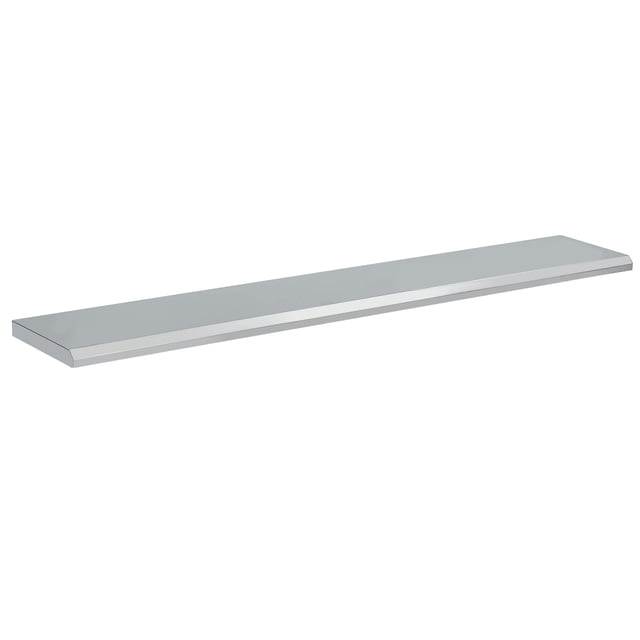 GloryStar Étagère de Service de Concession Rabattable et Pliante, Support en Acier Inoxydable à Bord Trapézoïdal pour Roulotte, Fenêtre de Service, Restaurant Ou Garage