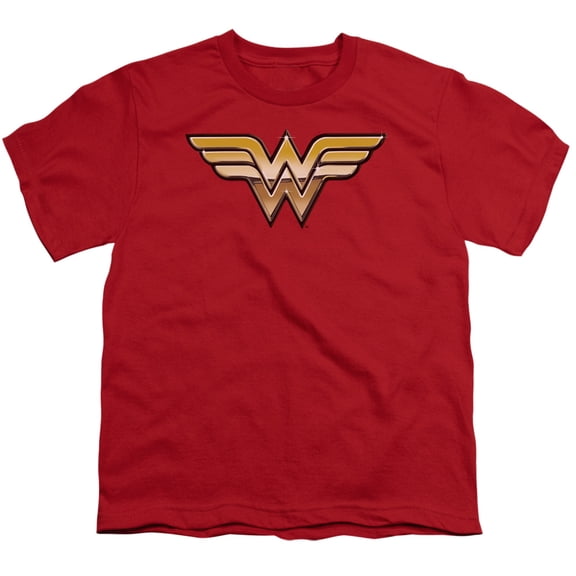 Kids Wonder Woman Logo T-Shirt, size: Large | Cotton by Medieval Collectibles