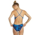 thumbnail image 6 of iSwim Swirl Thin Strap One Piece Swimsuit, High Cut, Unpadded, Athletic (Women’s), 6 of 12