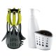 thumbnail image 1 of 7 Pedazos de Utensilio de Cocina de Silicona para Soporte Easy Cooking + Dispensador de Jabón BLESIY Utensilios de cocina ScrubbyHolder, 1 of 8