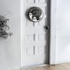 thumbnail image 4 of Letrero De Puerta De Bienvenida Colgador de puerta delantera de Halloween colgador de puerta fantasma redondo de madera para decoración de puerta delantera, 4 of 7