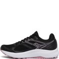 thumbnail image 1 of Saucony Cohesion 14 - Zapatillas para correr para mujer, color negro y rosa, 7,5 ancho US, 1 of 5
