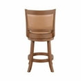 thumbnail image 5 of Boraam Augusta 26" Swivel Wood Kitchen Counter Stool - Chestnut Wire-Brush, 5 of 8