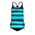 thumbnail image 5 of Women Swimsuit under $5! Xqxayjr Womens Tankini Bathing Suits Blouson T-Back Swim Tops with Bikini Bottoms Two Piece Tankini Swimwear Summer Athletic Padded Modest Swimsuits, 5 of 5
