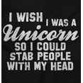 thumbnail image 2 of Wish Was a Unicorn Stab With My Head Women's Plus Size Graphic Tee Brisco Brands 3X, 2 of 5