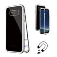 thumbnail image 4 of Magnetic Frame Case Cover for Samsung Galaxy S9 S9 Plus S8 S8 Plus S7 S7 Edge Note 8 Phone Shell Tempered Glass Back Cover Workhe, 4 of 9