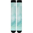 thumbnail image 7 of GZHJMY 1 Pair Marble Watercolor Green Compression Socks 20-30mmHg Knee High Women Socks Tube Athletic Stockings for Men Sport Soccer Running Cycling Medical Nurse Winter Travel, 7 of 7