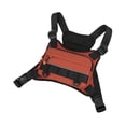 thumbnail image 4 of Bolsa de pecho para hombre y mujer, ligera, ideal para correr, viajar y entrenar. naranja, 4 of 8
