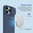 thumbnail image 5 of Allytech Magnetic Silicone Case for 6.7" iPhone 15 Plus with Slide Camera Cover, Built-in Magnets Support Magsafe Charging, Premium Liquid Silicone Phone Cover for iPhone 15 Plus, Blue, 5 of 9