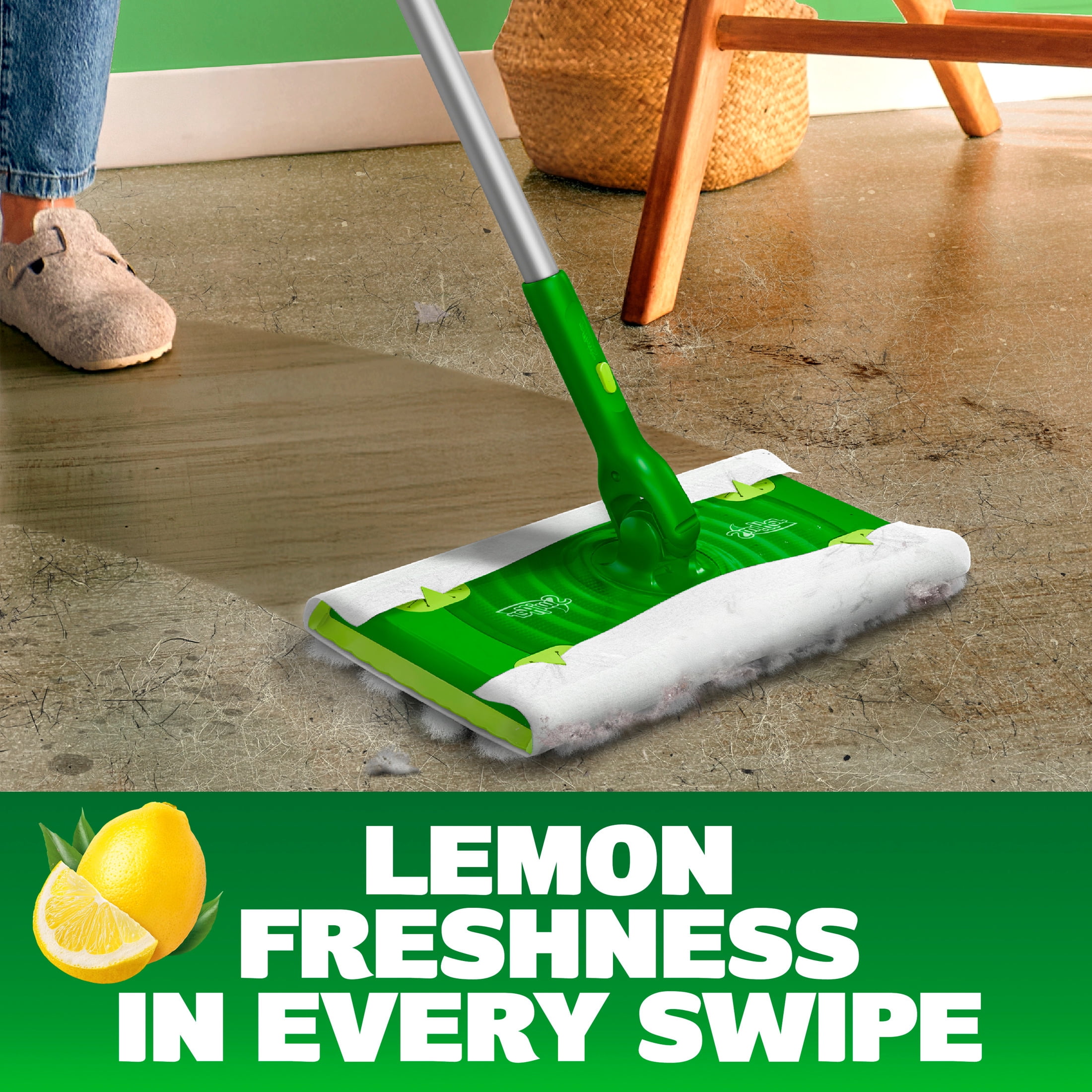 Swiffer Hair Magnet, Heavy Duty Refills, Lemon, 10 Count