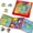36 pcs Maps, variant on Quokka Magnetic Puzzles for Toddlers 3-5 – 36 Piece USA, Space & World Map Road Trip Toys