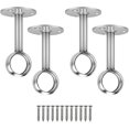 thumbnail image 2 of Ceiling Bracket for Curtain Rod, 4 Pieces Stainless Steel Hanging Rod Bracket, Curtain Rod Bracket, Hanging Rod Bracket, 2 of 5