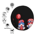 thumbnail image 4 of Susaid Happy Independence Day Gnome Print Tire Covers,Waterproof Anti-UV Snow Sun Rain Tire Covers for RV,Truck, SUV, Trailer, Camper-14 inch, 4 of 6