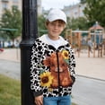 thumbnail image 2 of Pzuqiu Highland Cow Hoodies for Teen Boys 8-10 Warm Full Zip Hooded Kids Sweatshirt Lightness Stretchy Long Sleeve Jacket Outfits with Pockets for Boys Teens Youth, 2 of 7