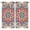 Aloha Summer, variant on Set of 2 Sacred Symbolic Mandala Curtains Semi-Sheer 42x84 Inch Farmhouse Caf Rod Pocket Panels