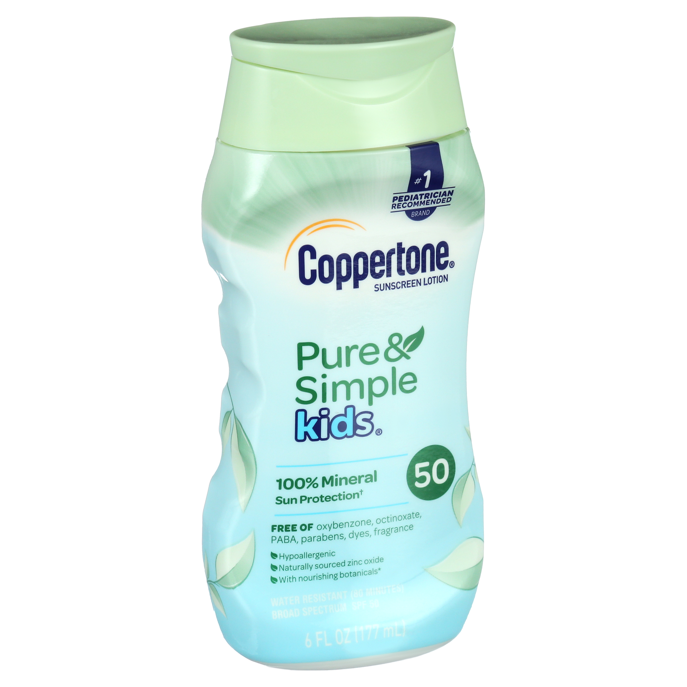 Coppertone Pure and Simple Kids Sunscreen Lotion, SPF 50, 6 Fl Oz - image 5 of 5