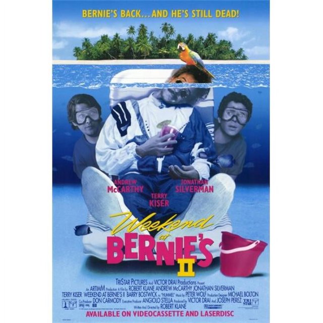 Pop Culture Graphics MOVIH5398 Weekend At Bernies 2 Movie Poster Print, 27 x 40