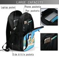 thumbnail image 4 of Kowoue Bluey Pattern USB Backpack with Charging Port - Large Capacity Travel Backpack , Computer Backpack , Multi-Pocket Laptop Backpack, 4 of 7
