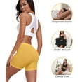 thumbnail image 3 of wirarpa Women's Boyshorts Underwear Anti-chafing Modal Boxer Briefs 4 Pack Yellow Green Purple Orange 3X-Large, 3 of 5