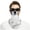Clear, variant on Cute Bandana Face Mask, 3D Animal Neck Gaiter Face Mask Scarf with Ear-Hanging for Ski Hiking Riding Sports Outdoor