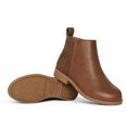 thumbnail image 5 of Rexoro Girls Ankle Boots Star Perforated Round Toe Low Heel Short Booties with Side Zipper for Toddler Little Kid Big Kid School Daily Wear, 5 of 7