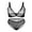 Black, variant on Varsbaby Bra See Through Wirefree Bralette and Panties for Women