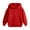 Red, variant on PINQI Youth Kids Cotton Hoodies Trendy Soft Warm Pullover Hoodie Sweatshirts Boys Girls Plain Fall Tops Clothes with Pockets