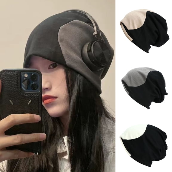Multifunctional Soft Fashion Lightweight Beanies Hats, Cooling Running Skull Cap Helmet Liner Sleep Caps