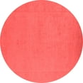 thumbnail image 1 of Ahgly Company Indoor Round Oriental Red Industrial Area Rugs, 6' Round, 1 of 4