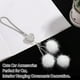 thumbnail image 5 of Sonducket Adorno de espejo, colgante Interior de diamantes de imitación, artesanía atractiva, decoración colgante de vista trasera, calcomanía bonita, Ropa, zapatos y accesorios Miscelánea Blanco Sonducket AP018936-01, 5 of 6