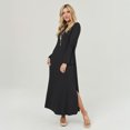 thumbnail image 6 of SheBird Womens Long Sleeve Maxi Bra Dress, 6 of 6