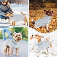 thumbnail image 7 of AUTOWT Small Dog Sweater - Turtleneck Knitted Pullover with Leash Hole, Winter Warm Clothes for Pets, 7 of 7