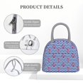 thumbnail image 4 of Fotbe Nautical Anchors Bolsa de Almuerzo con Estampado, Lonchera Aislada, Contenedor de Comida Reutilizable Tipo Cooler a Prueba de Fugas, 4 of 6
