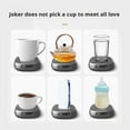 thumbnail image 6 of Fast Heating Mug Warmer,Smart Coffee Mug Warmer for Milk, Tea, Cocoa and Waterwith 3 Adjustable Temperatures & 24 Hours Timer,Auto Shut on/Off Beverage Warmers Cup Heater for Desk,Office and Home, 6 of 13
