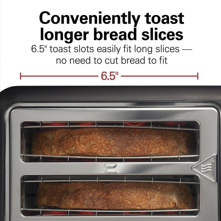 Hamilton Beach Gourmet 2 Slice Toaster, Extra Long & Wide Slots