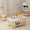 White-Gold, variant on MOOSENG Faux Marble Coffee Table Set of 3, 2-Tier Center Table & 2 Tiered Side Tables, Modern Living Room Metal Frame Faux Marble Top Tables Accent Furniture