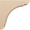 thumbnail image 3 of 9"W x 36"D x 36"H Thin Olympic Rough Cedar Woodgrain TimberThane Corbel, Primed Tan, 3 of 6