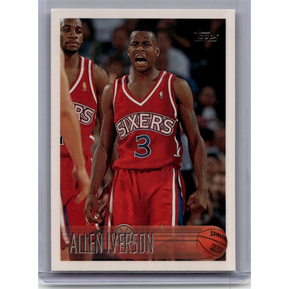 Topps Allen Iverson Rookie Card 1996